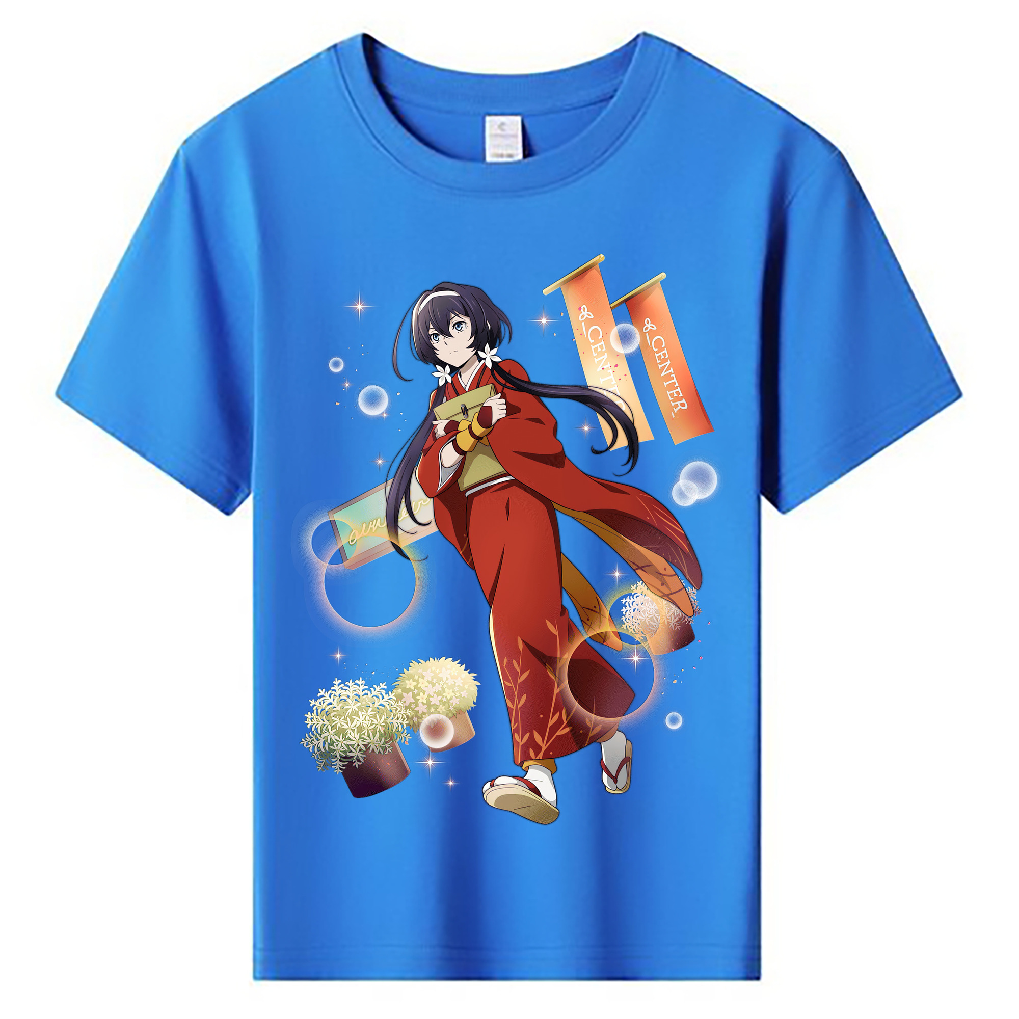 （画像用） 文豪ストレイドッグス Bungo Stray Dogs 綿100％キッズTシャツ（フロントプリント）